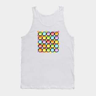 Rainbow Polka Dots Tank Top